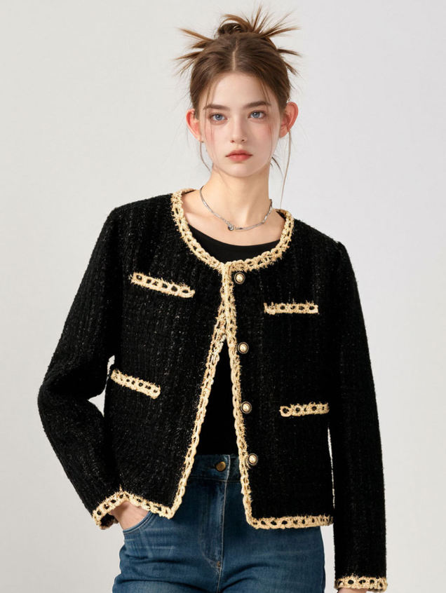 Drune - Elegante Jacke mit Knöpfen