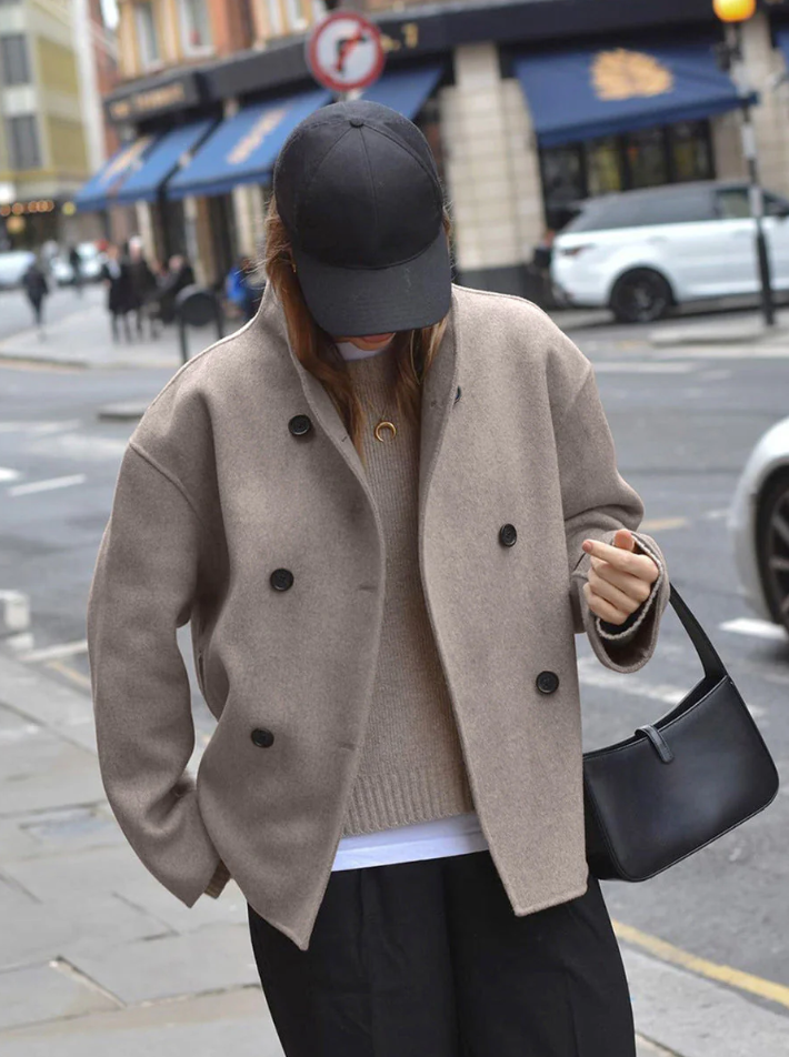 Drune | Trendiger Damenmantel Im Oversize-Fit