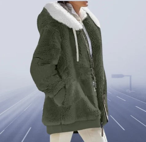 Drune | Weiche und Eng Anliegende Jacke für Den Winter