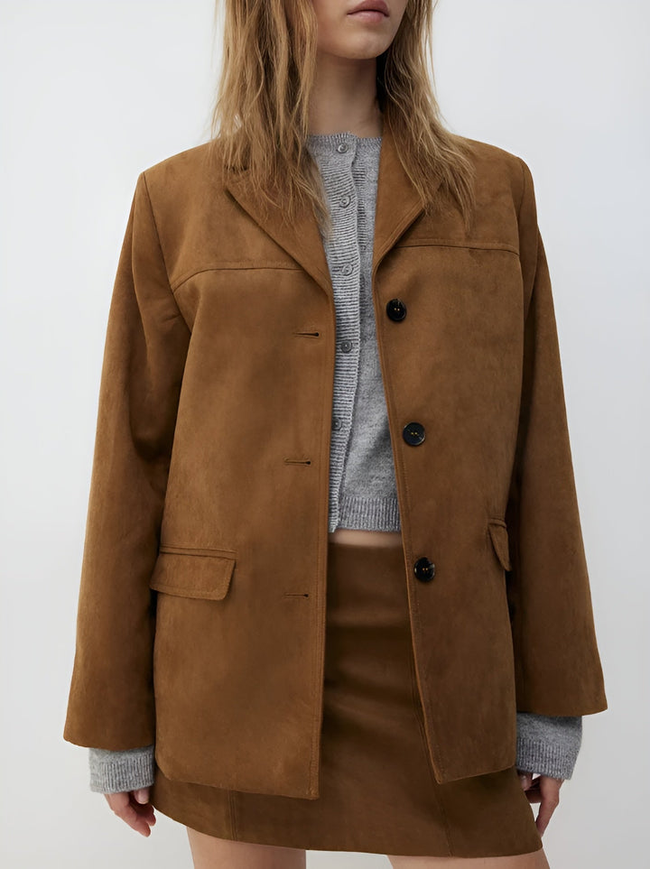 Drune | Vielseitige Damen Wildleder Blazer