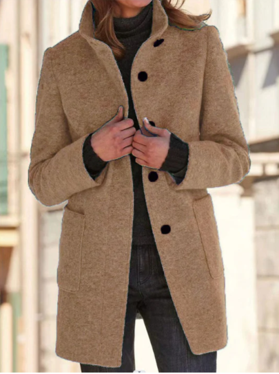 Drune | Stylischer & Eleganter Knopfmantel
