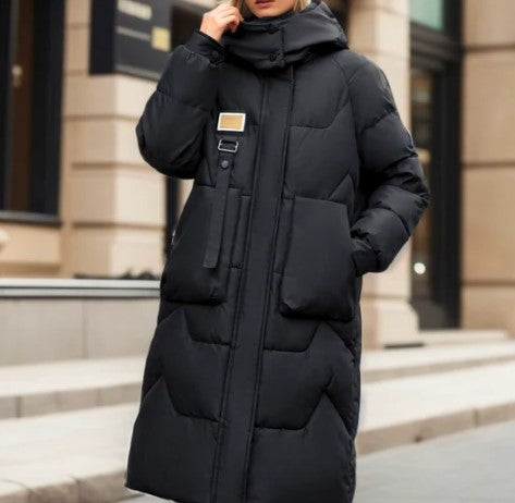Drune | Lange Pufferjacke Winterparka