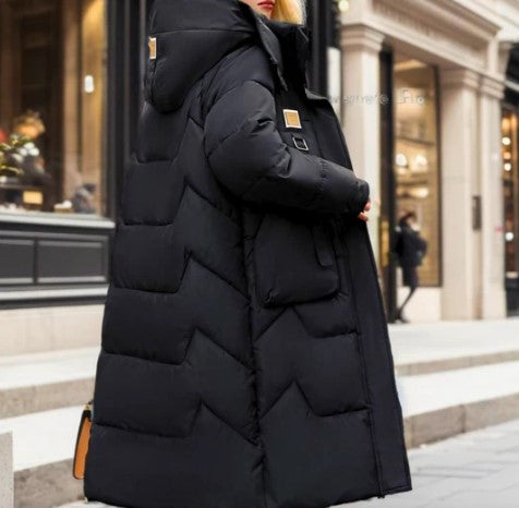 Drune | Lange Pufferjacke Winterparka
