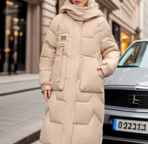 Drune | Lange Pufferjacke Winterparka