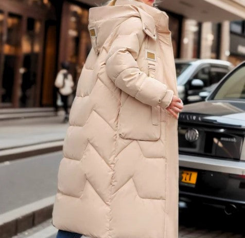 Drune | Lange Pufferjacke Winterparka