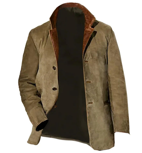 Drune | Blazer - Geschichteter Kragen und Knopf-Front-Design