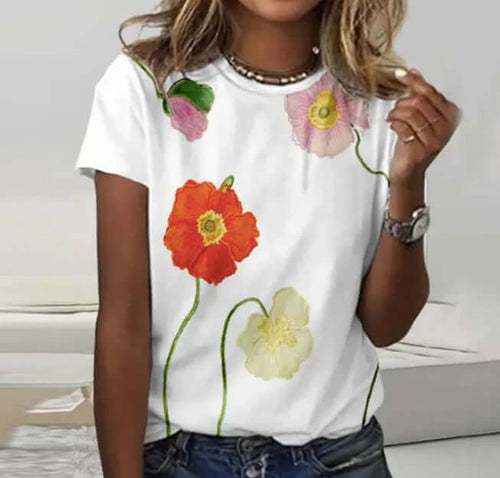 Drune | Poppy Flower Shirt