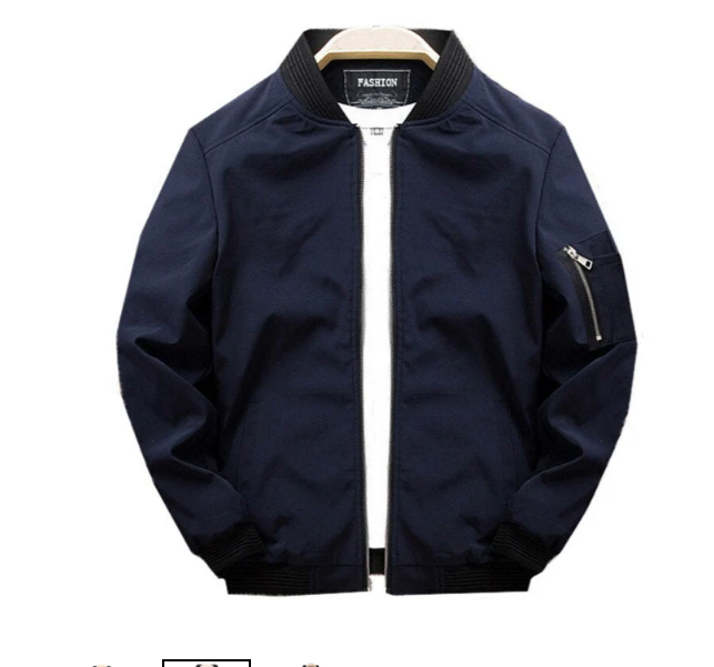 Drune | Herren Ubergangsjacke Mit Reißverschluss Am Armel