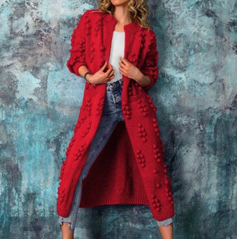 Drune | Elegante Farbige Strickjacke für Damen