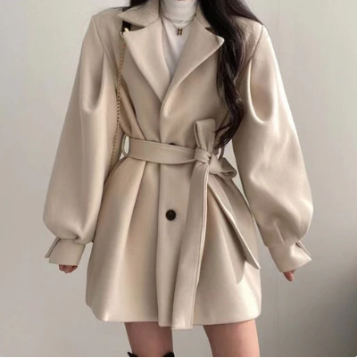 Drune | Elegante Damenjacke mit Gürtel, schick und bequem
