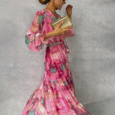 Drune | Maxikleid Im Aquarell-Look, Ein Sommerlicher Traum