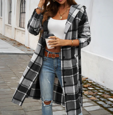 Drune | Lässige Damen Kapuzenjacke