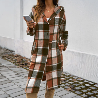 Drune | lässige Jacke mit Kapuze für Damen
