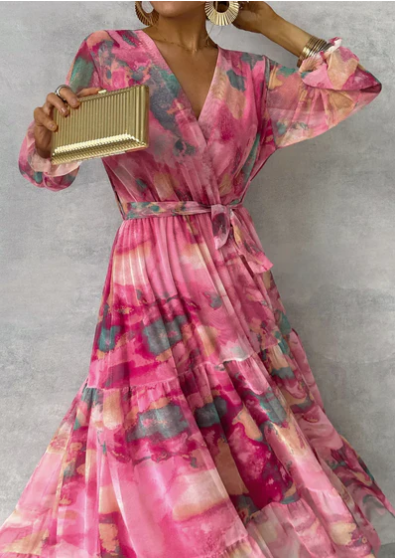Drune | Maxikleid Im Aquarell-Look, Ein Sommerlicher Traum