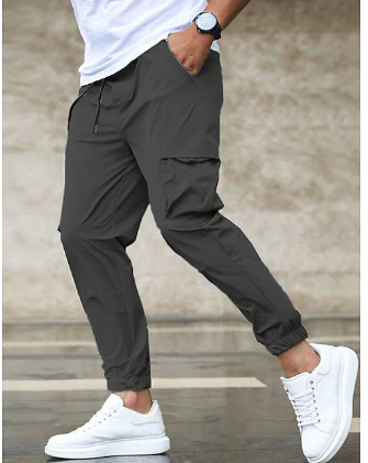 Drune | Cargo Jogginghose mit Seitentaschen - Sportlich & Bequem für Alltag & Freizeit