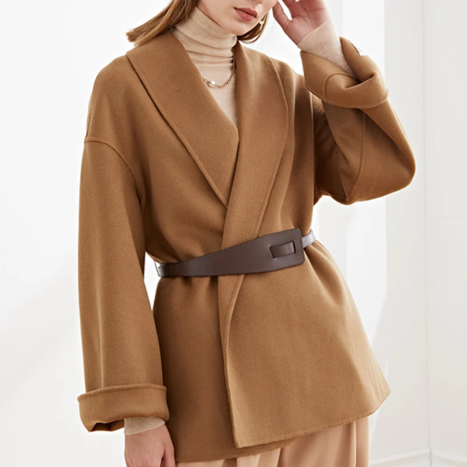 Drune | Premium-Modejacke für Frauen mit Gürtel