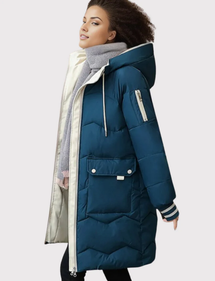 Drune | Kuschelige, Wintergefütterte Parka-Damenjacke