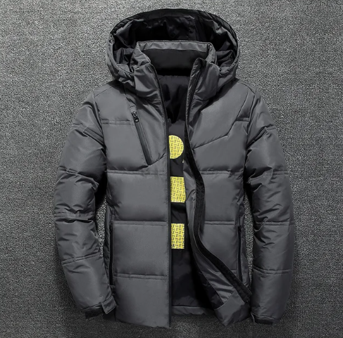 Drune | Extra warme abnehmbare Winterjacke mit Kapuze