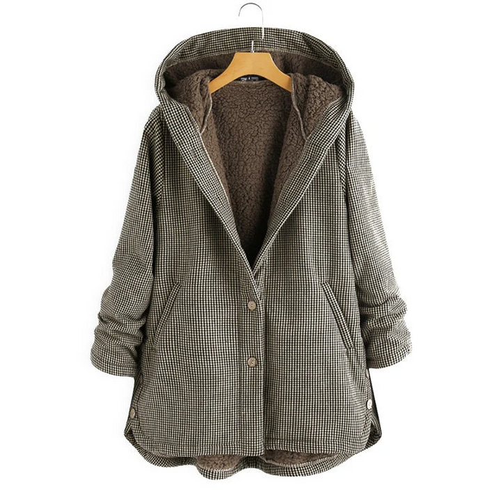 Drune | moderne kurze Jacke mit luxuriösem Kragen