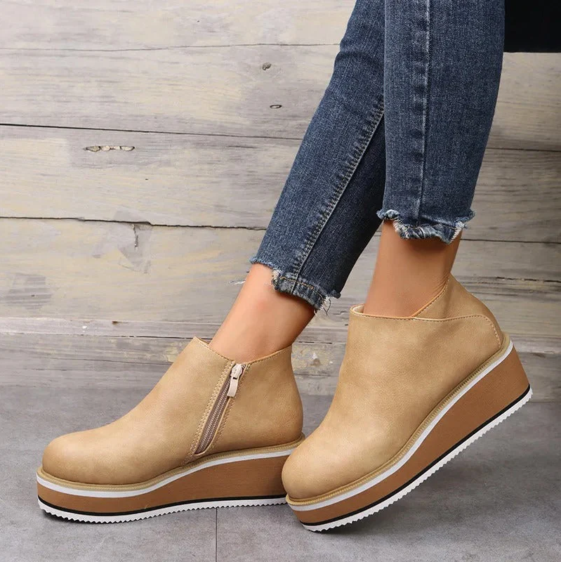 Drune | plateau-stiefeletten für frauen