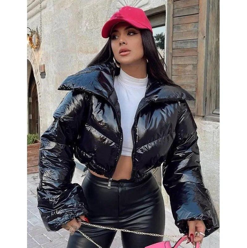 Drune | Stylische Kurze Pufferjacke mit Steppmuster
