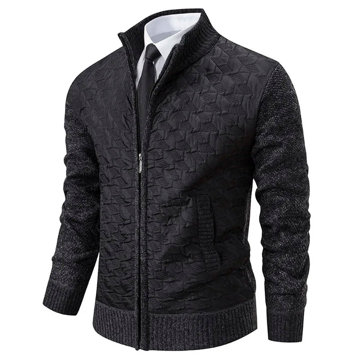 Drune | Strickjacke mit Gepolsterter Front Warm und Modern Perfekt Für Den Alltag