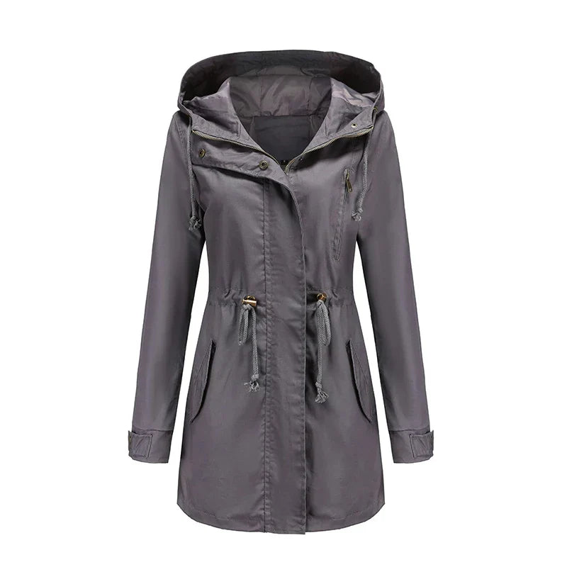 Drune | Baumwoll Trenchcoat Mit Kapuze
