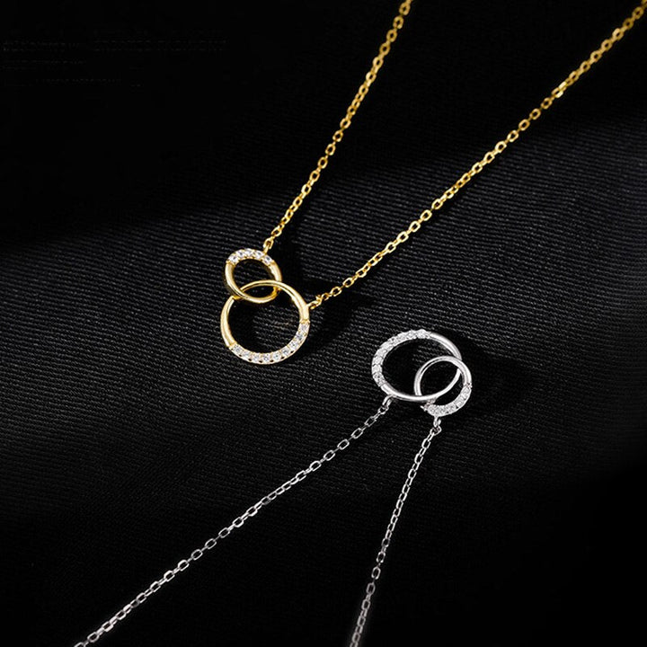 Drune Schillernde Silber-Schönheit | Damen Eleganter Zirkonia-Anhänger aus 925er Sterling Silber