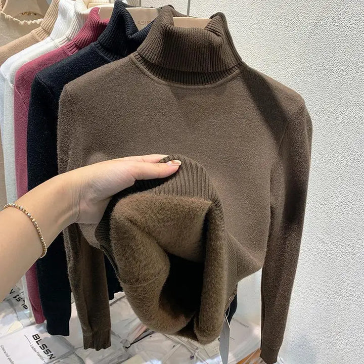 Drune | Rollkragenpullover Modisch Warm Herbst Winter Elegant