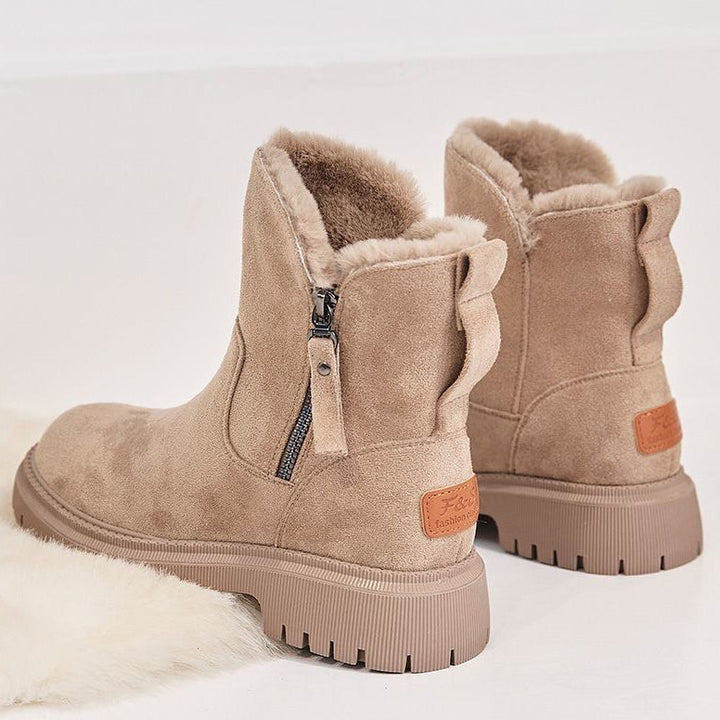 Drune | Warme Samtstiefel für Frauen
