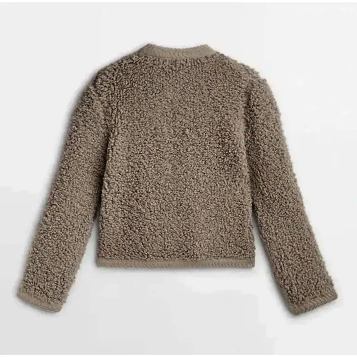 Drune | Strickjacke Soft Und Warm Knopfverschluss Lässiger Schnitt Kurze Länge
