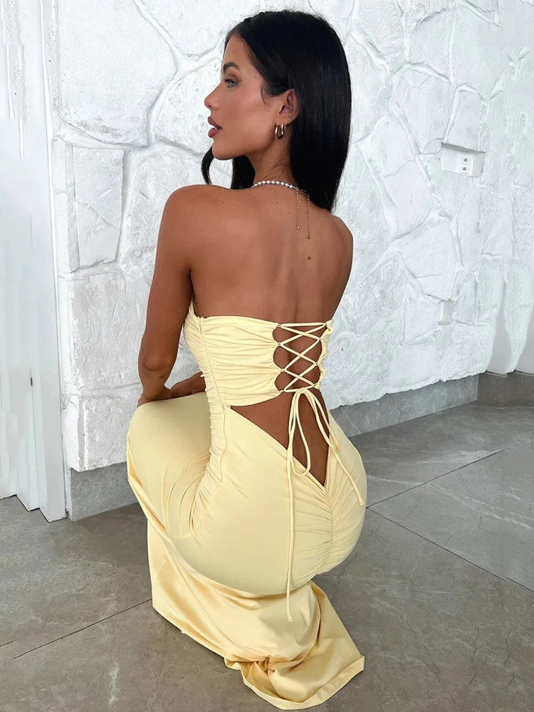 Drune | Strapless Bodycon Party Kleid
