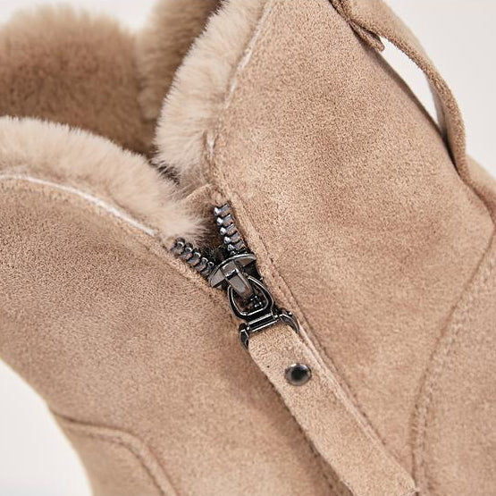 Drune | Warme Samtstiefel für Frauen