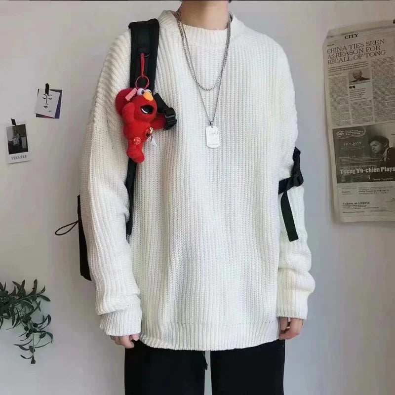 Drune - Herren Slim Fit Wollpullover für den Herbst