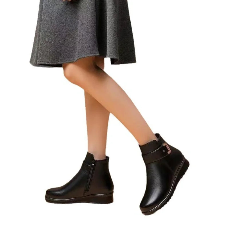 Drune - Elegante Stiefelette mit Warmfutter