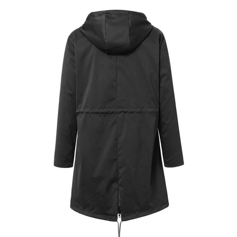 Drune | Women's waterproof rain jacket with hood, breathable parka for outdoor use