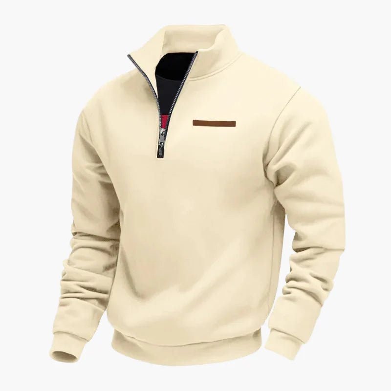Drune | Halbzip Sweatshirt Freizeitpullover mit Stehkragen - Perfekt für Reisen und Alltag
