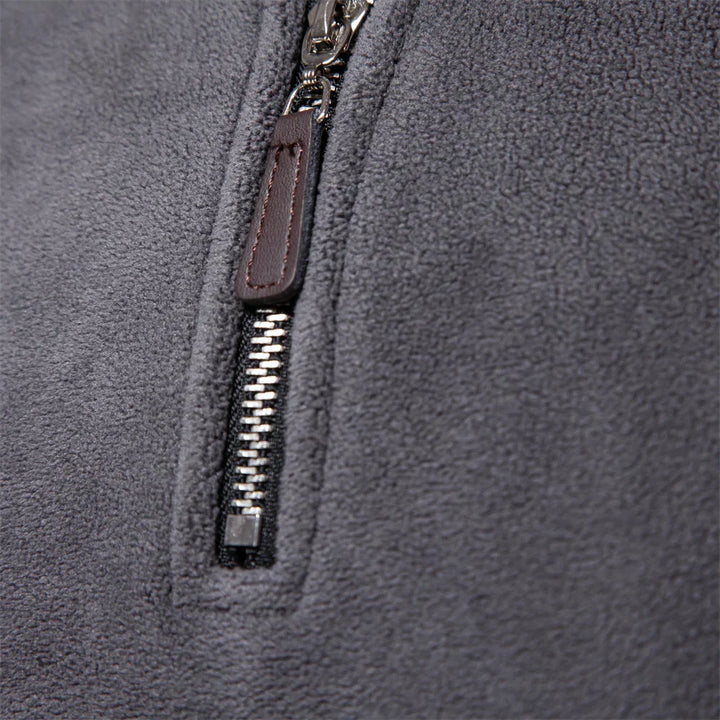 Drune | Weiches Fleece Sweatshirt mit Reißverschluss Warm und Komfortabel Ideal Für Kaltes Wetter