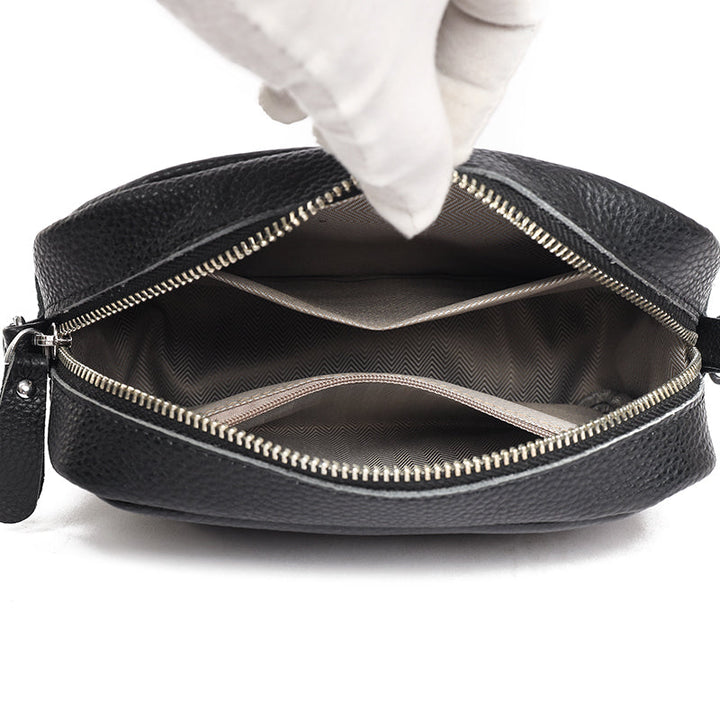 Drune | Elegante Leder-Umhängetasche mit handgefertigten Details