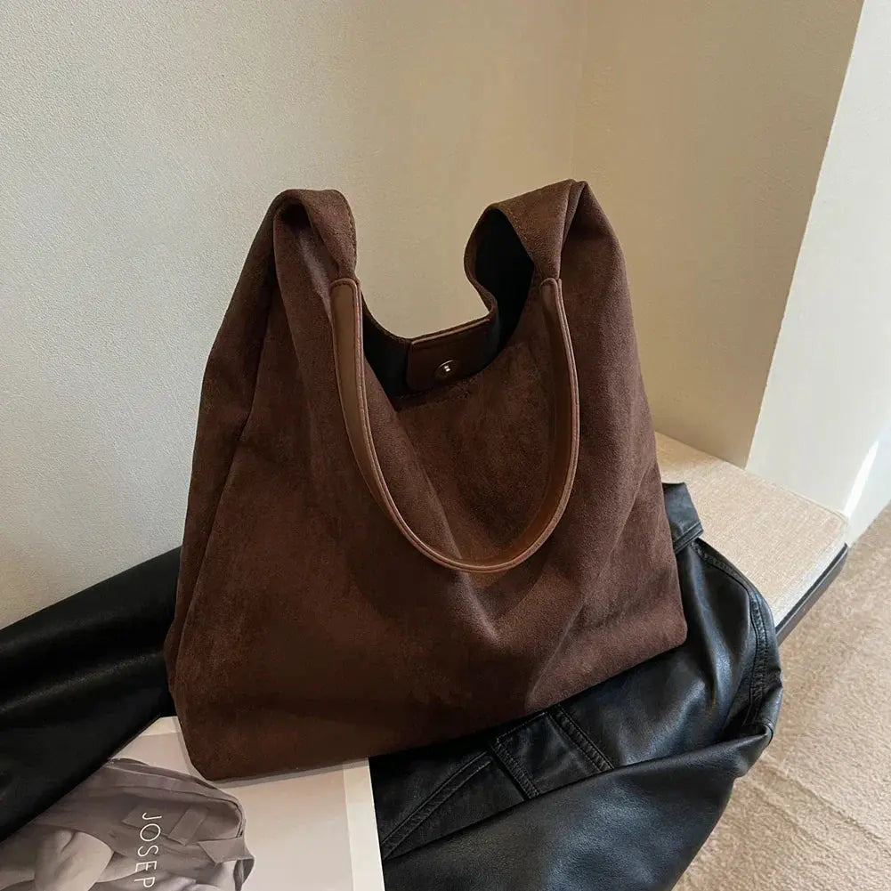 Drune | Tote Tasche Aus Wildleder
