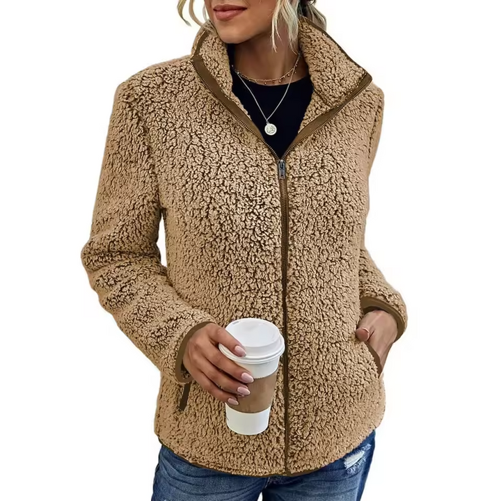 Drune | Fleece-Standkragenjacke
