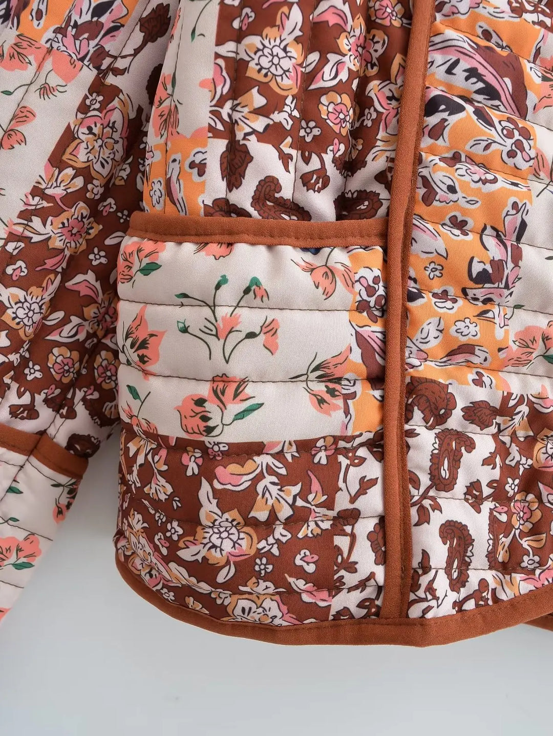 Drune | Wintermantel mit Blumenmuster
