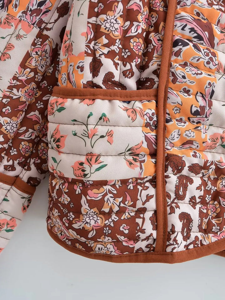 Drune | Wintermantel mit Blumenmuster
