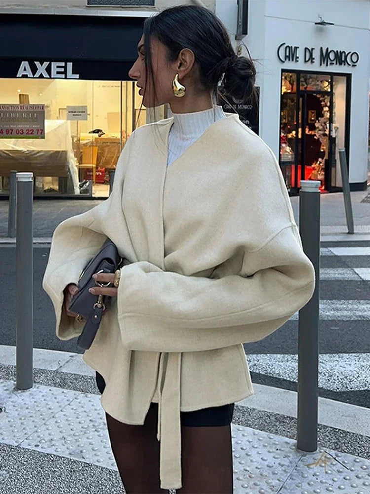 Drune | Fleece-Jacke Mit Gürtel