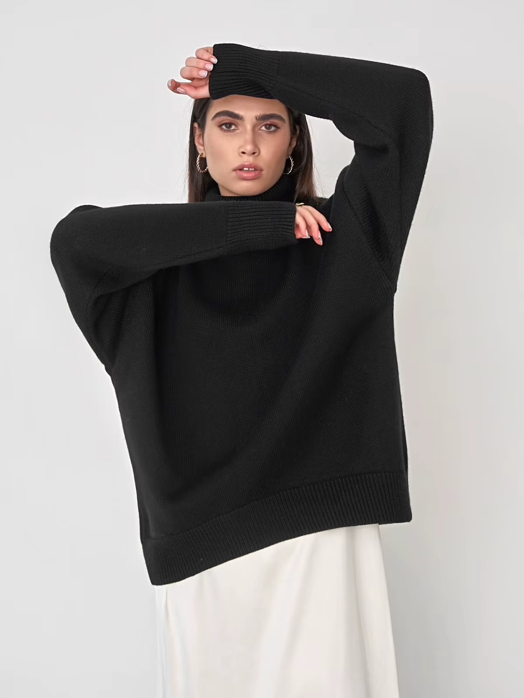 Drune | Kuscheliger Oversize-Pullover mit Rollkragen