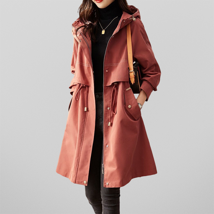 Drune | Crimson Elegance Damenjacke Stilvolle Jacke mit Funktionalen Details für Jede Jahreszeit
