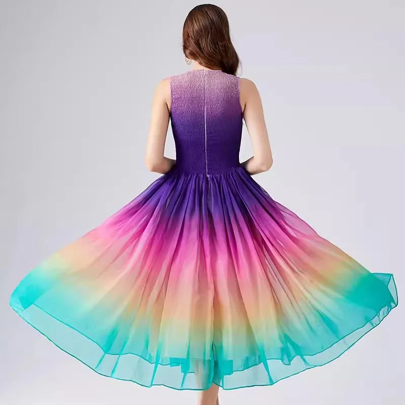 Drune | Golden Hour Harmony Midi Kleid