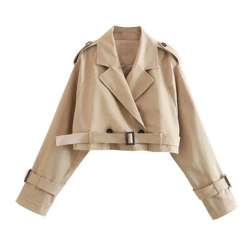 Drune | Modische kurze Trenchjacke für Damen