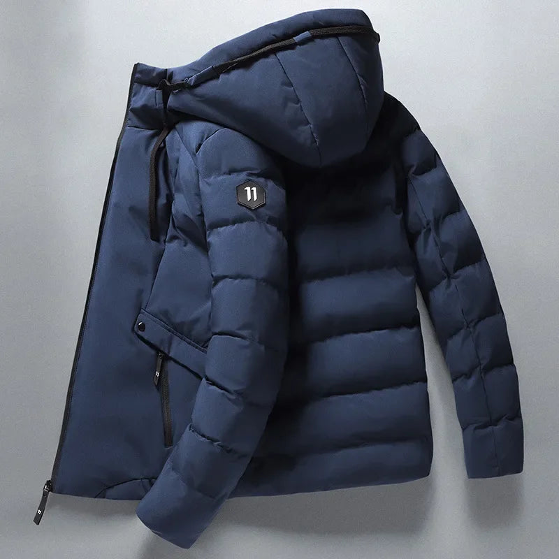 Drune | Gepolsterte Winterjacke mit Kapuze Polyester Warm und Funktional