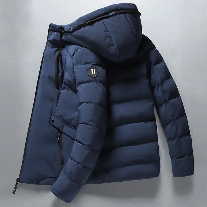 Drune | Gepolsterte Winterjacke mit Kapuze Polyester Warm und Funktional